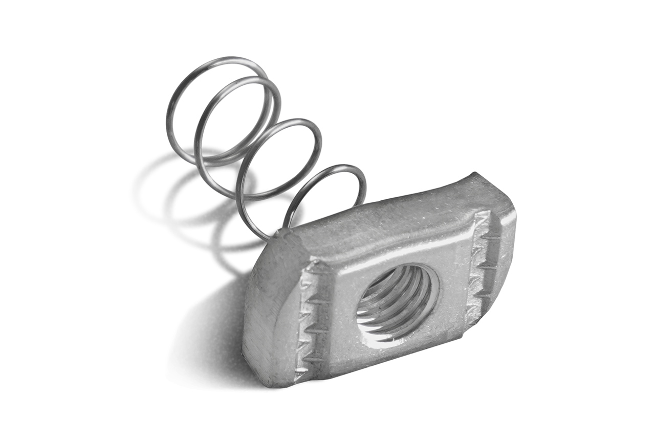Stainless Steel Plated Nut with Spring's image