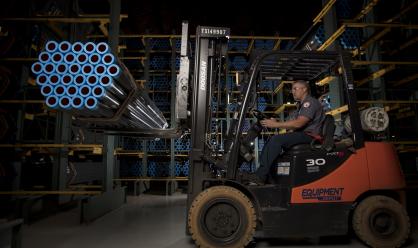 Material packaged for shipment