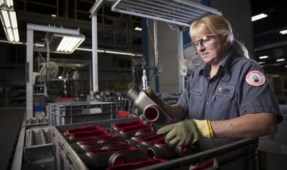 Robroy Industries Plant Worker