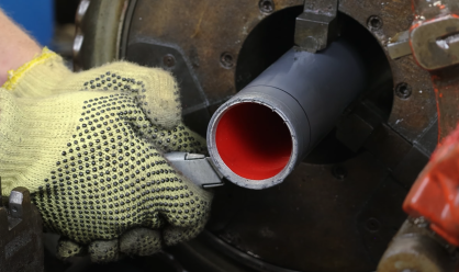 Marking PVC-Coated Conduit for Threading