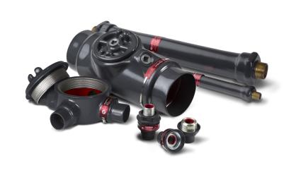 Group photo of Plasti-Bond PVC-Coated conduit and fittings.