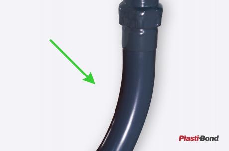 Properly-Bent PVC-Coated Conduit