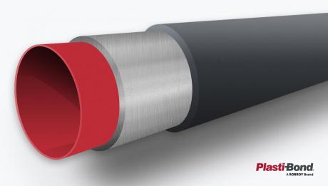 Material layers within plastibond conduite