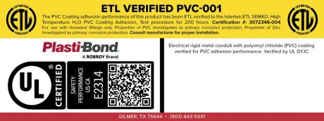 Plastibond label